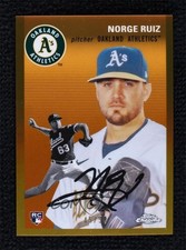 2023 Topps Chrome Platinum Anniversary Gold Refractor 45/50 Norge Ruiz #101 4k8