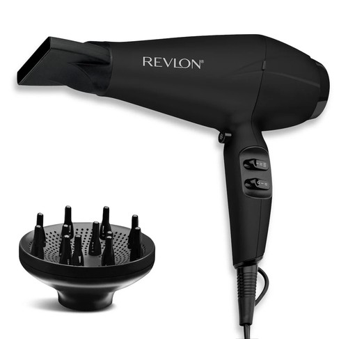 Revlon Quick Dry 2-Speed Ceramic Ionic Hair Dryer with Diffuser & Concentrator, - Picture 1 of 2