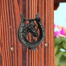 Türklopfer mit Pferdekopf, kreativer Außentürklopfer