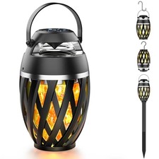 Chrismas Gifts for Men, 2025 New Flame Outdoor Bluetooth Speaker with LED 1 PCS