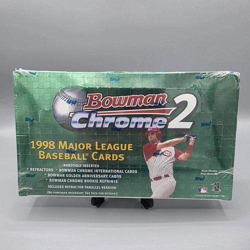 1998 Bowman Chrome Baseball Series 2 Hobby box Jeter  Refractors