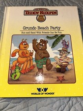 Teddy Ruxpin Grundo Beach Party Sun  Sand With Friends Can Be Fun 1986 Hardback
