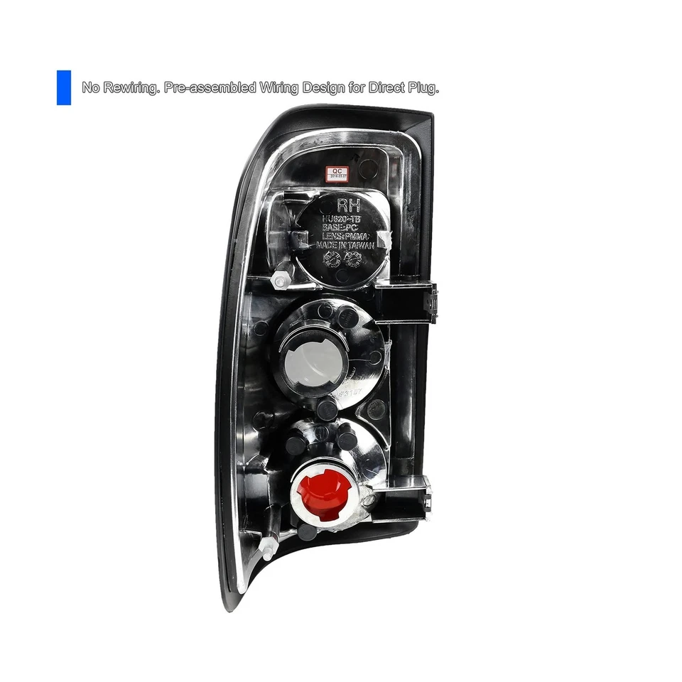 Fit for 1997-2004 Dodge Dakota Smoke Lens Tail Lights，Left + Right Pair Assembly - Image 4 of 4