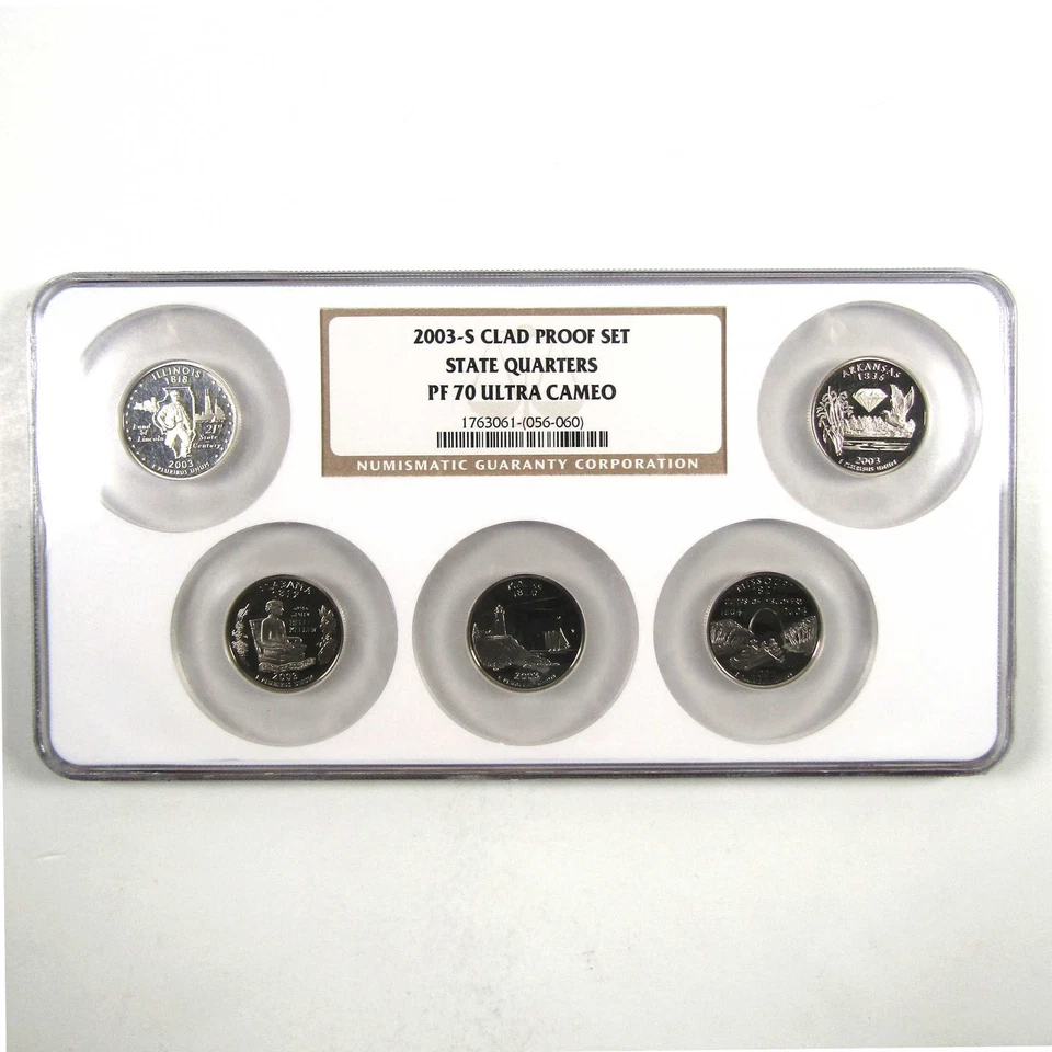2003 S Clad Proof Set U.S. Mint PF 70 UCAM NGC SKU:CPC5010 - Image 3 of 4