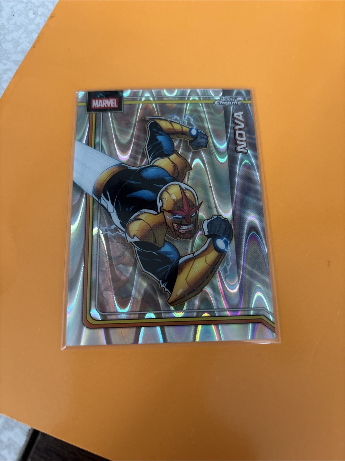 2026 Topps Chrome Marvel Ray Wave Refractor Nova #089