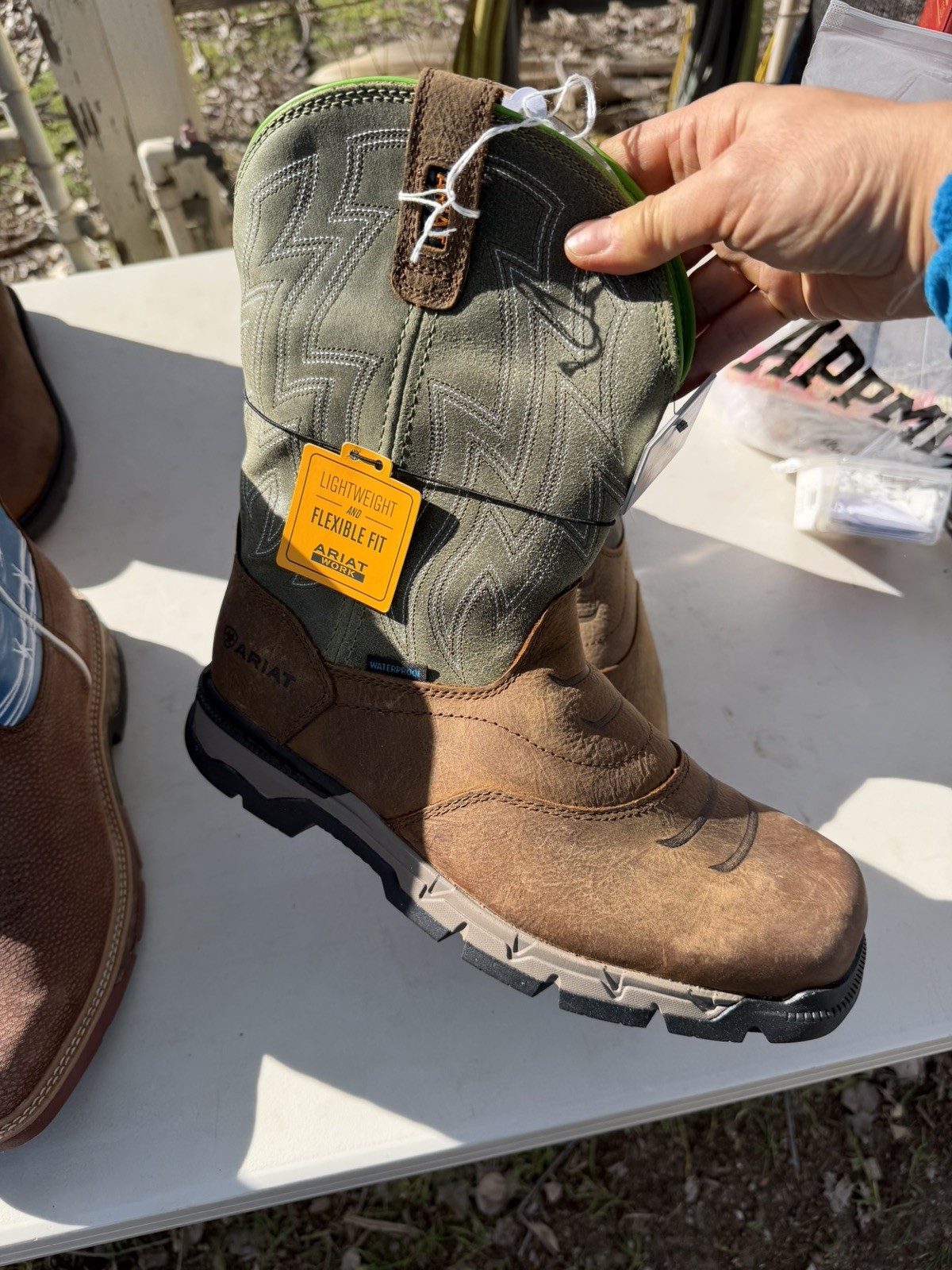 's Rebar Flex Western Boot 14d