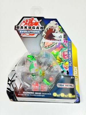 Bakugan Evolutions Platinum Series Neo Trox True Metal Spielfigur Grün Neu