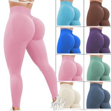 Women Anti Cellulite Yoga Pants Push Up Scrunch Leggings Bum Butt Lift Sport Gym