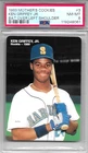 1989 MOTHER'S COOKIES KEN GRIFFEY JR. ROOKIE #3 BAT OVER LEFT SHOULDER PSA 8