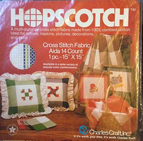Hopscotch -- A multi-purpose cross stitch fabric made from combed cotton -- ...