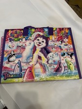 Lisa Frank Tikanni Portfolio With Partially Used Activity Book, Stickers