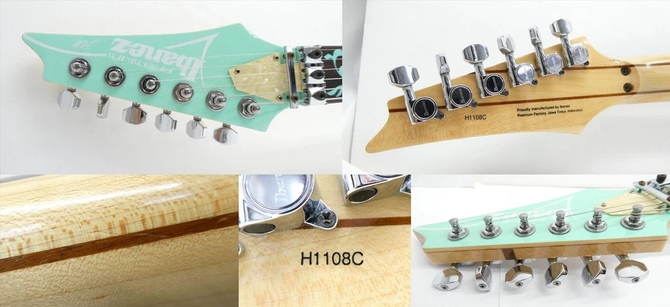 Ibanez PREMIUM JEM70V SFG Used Basswood Body Maple+Walnut Neck w/Hard Case - Image 3 of 4