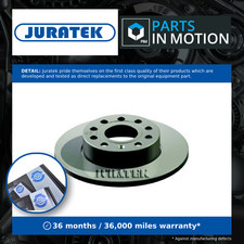 2x Brake Discs Pair Solid fits VW GOLF Rear 04 to 14 256mm Set 1K0615601L New