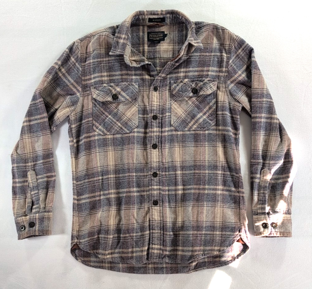 Pendleton Burnside Plaid Flannel Button Down Shir… - image 1
