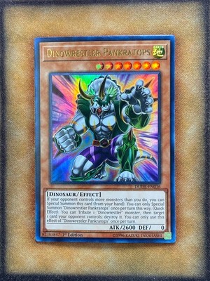 Yugioh Dinowrestler Pankratops DUDE-EN036 Ultra Rare 1st Ed NM