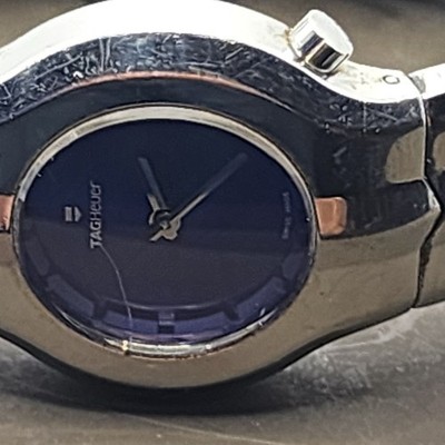 TAG Heuer WP1411 Womens Alter Ego Series Royal Blue Silver Bailey Banks & Biddle