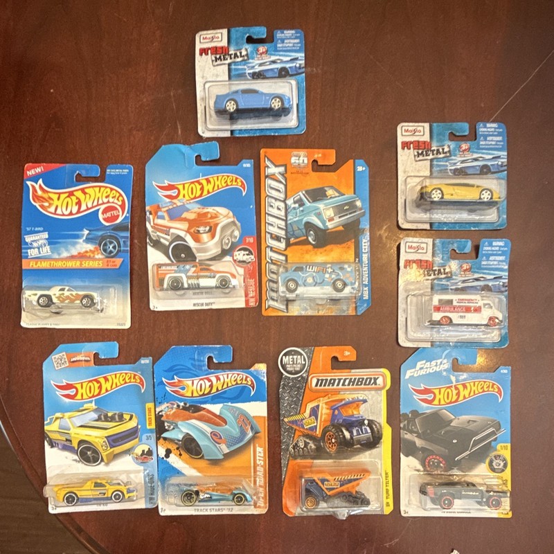 Hot Wheels Matchbox Maisto Lot of 9 Diecast Cars 1:64 Unopened Fast & Furious