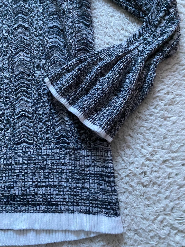 Suéter Pullover Lane Bryant Mujer Geométrico Manga Larga Multicolor Talla 18/20 Foto 2 de 4