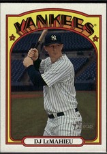 DJ LeMahieu 2021 Topps Heritage New York Yankees #336