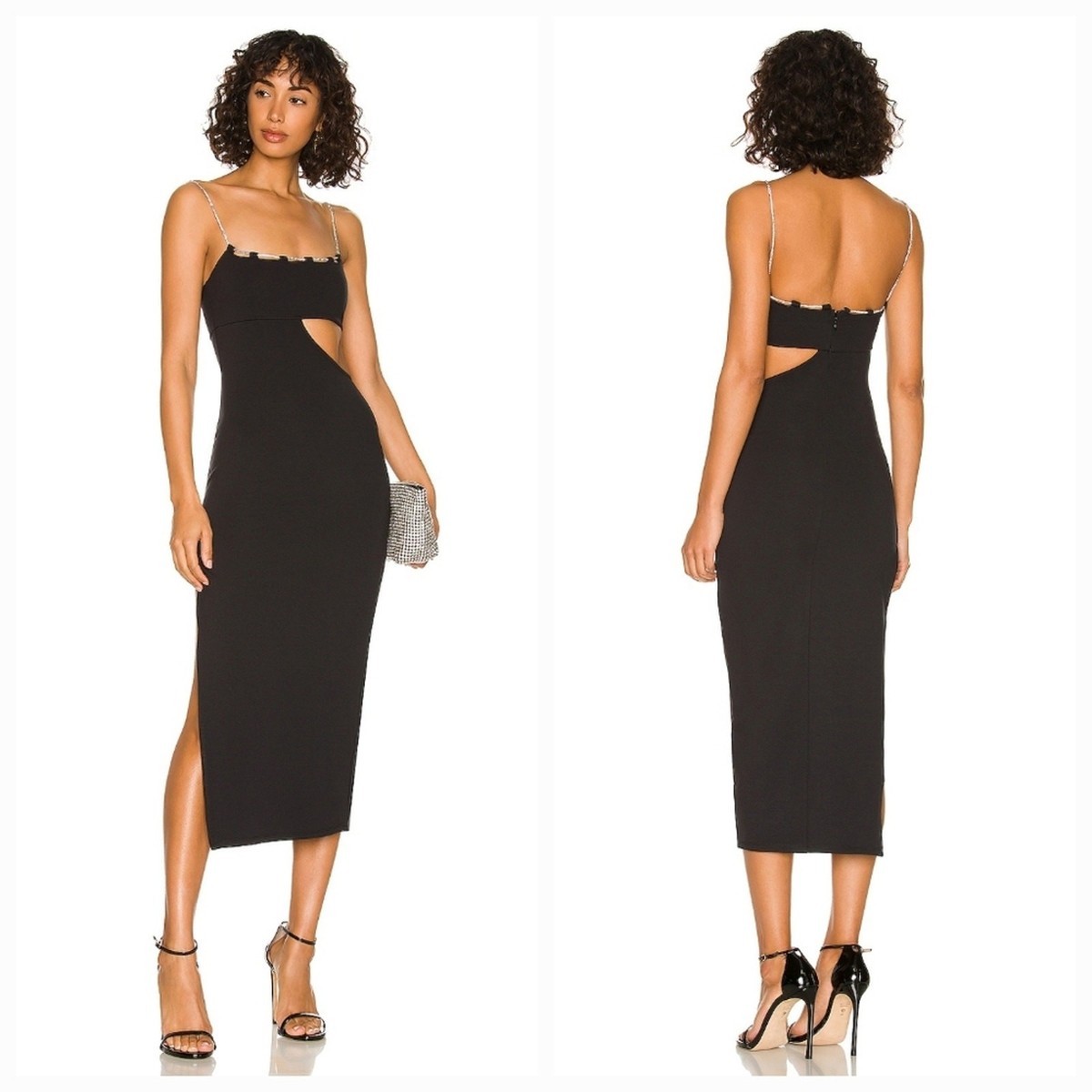 knee length dresses for ladies Charlotte Mixed Media Nursing Midi Dress