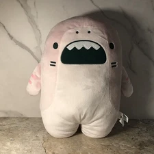 SAMEZU PINK TIGER SHARK 14" TALL STUFFED PLUSH ANIMAL by CLEVER IDIOTS