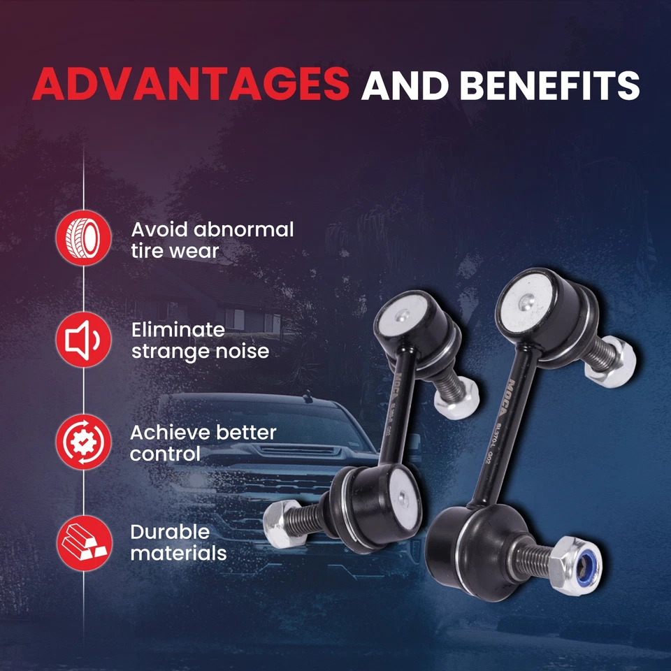 Barra estabilizadora trasera 2 piezas eslabones extremos aptos para Honda CR-V 2007-2017 1,5 L 2,4 L Foto 4 de 4