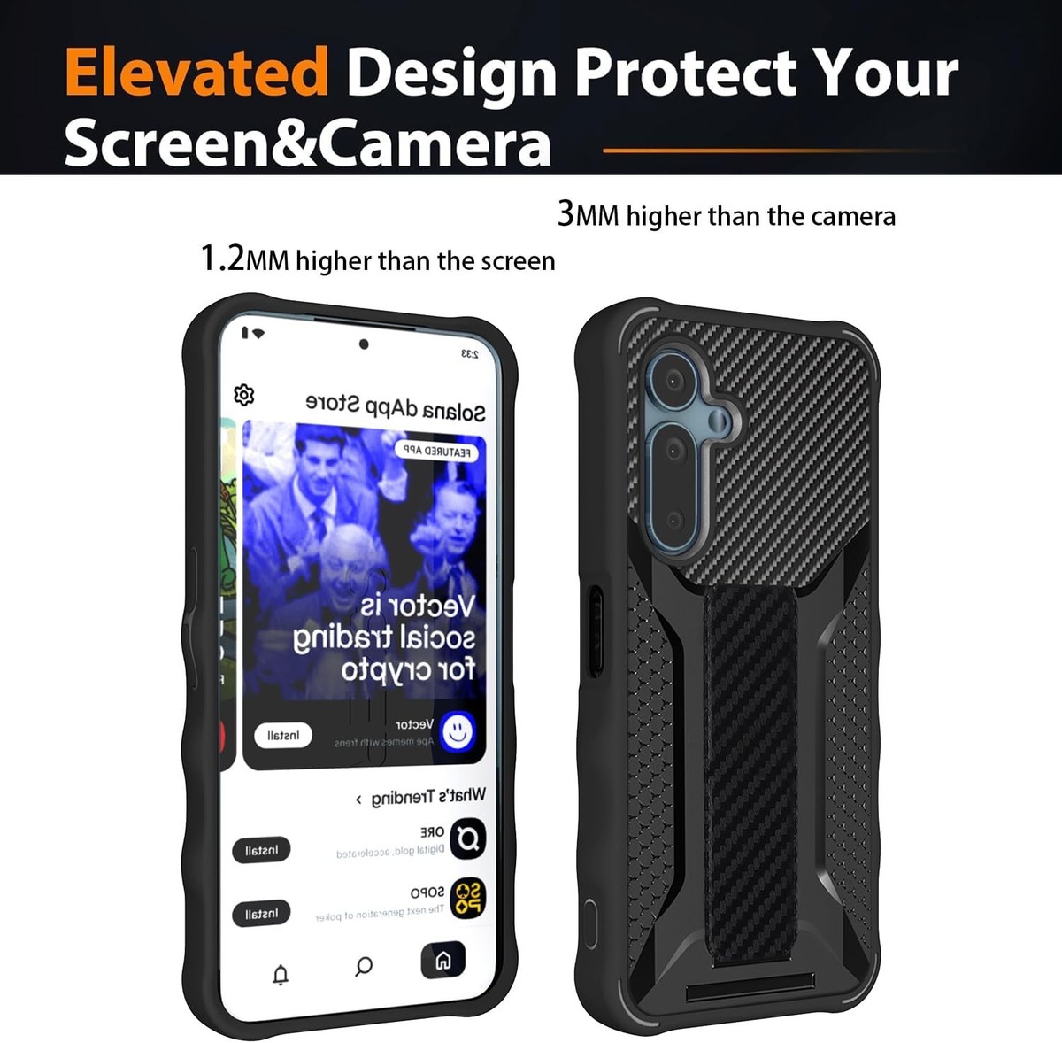 新品☆ソラナモバイル+専用ケース・フィルム付き Solana Seeker Solana Seeker Case Compatible for Saga 2 Solana Mobile Seeker