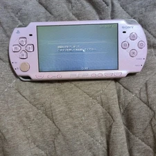 SONY PSP-3000 PlayStation Portable Game Console only Blossom Pink Tested Japan