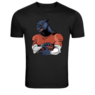 Panther Football Player Sports Mascot T-Shirt