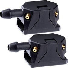 2pcs Adjustable Windshield Washer Nozzles, 3-Way Universal Aimable Car Front Win