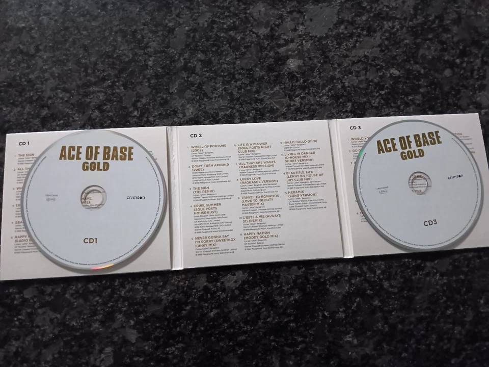 Ace Of Base Gold Best Of, 3 CDs Neuwertig - Bild 3 von 4