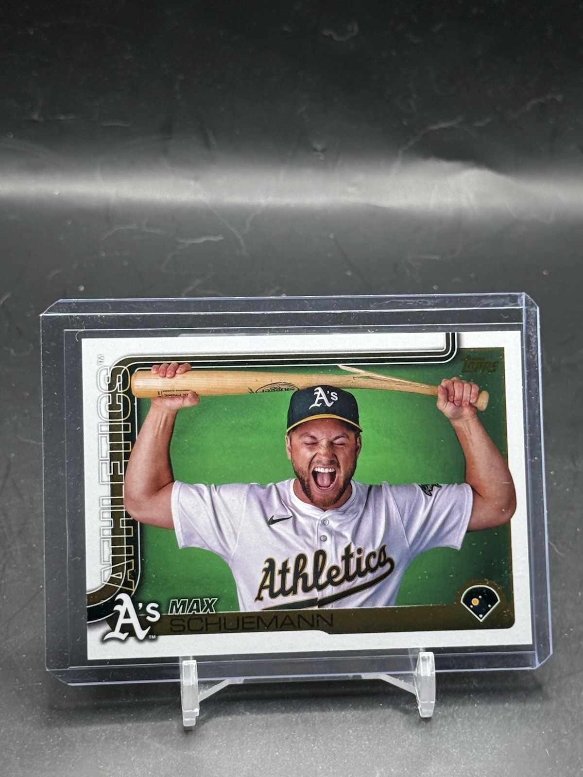2025 Topps Series 1 - Max Schuemann #305 GOLDEN MIRROR SSP VARIATION 