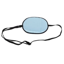 Amblyopia Eye Patch Silk Cotton Elastic Strap Full Cover Light Blocking Blue