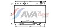 MotorküHler WasserküHler ** Clever FIT ** AVA Clever Choice DN2295 FüR Nissan 1