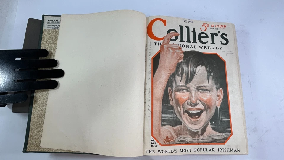 Bound Magazine: Collier's Weekly: July to December 1925 - Image 2 of 4