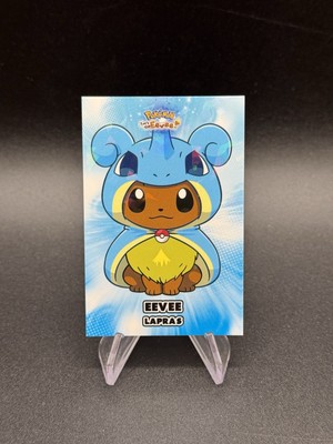Pokemon Lets Go Eevee Database Set Lapras Poncho Cracked Ice Peru US Seller