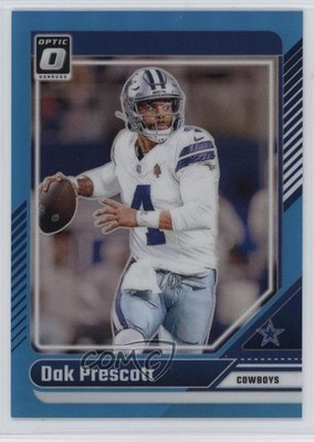 2024 Panini Donruss Optic Aqua Prizm 196/299 Dak Prescott #50 0us8