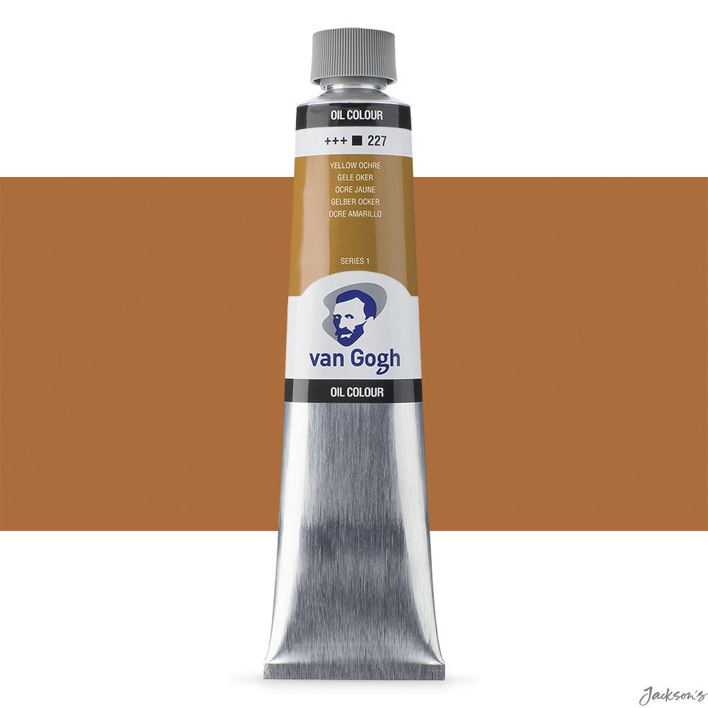 Royal Talens Van Gogh Oil Paint Tube 200ml Yellow Ochre S1 For Painting
