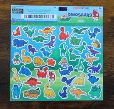 40-PCS DINOSAURS Sticker Sheet Cute Tyrannosaurus Brontosaurus Triceratops