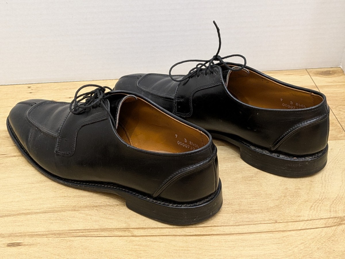 Allen Edmonds Hancock Black Leather Split Toe Oxford Men display picture 2
