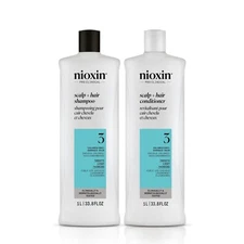 Nioxin System 3 Cleanser Shampoo & Scalp Therapy Conditioner DUO 33.8oz