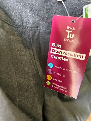 TU Mädchen schmutzabweisende Culotte grau 7 Jahre 122 cm nagelneu
