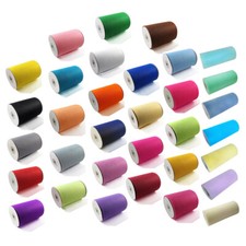 Roll of Tulle Fabric Wedding Netting Craft Bridal Veil Dress Gown Skirt Sashes
