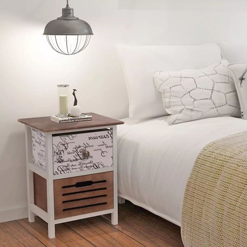 Bedside Cabinets 2 pcs Wood T8C8