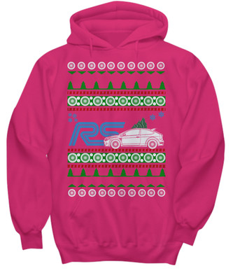 Focus RS Hoodie Pink Ugly Christmas Hoodie - Hoodie
