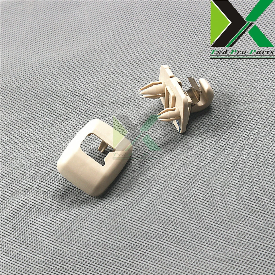 Car Inner Beige Sun Visor Clip For Audi A3 04-16 A4 S4 A5 08-16 Q3 Q5 TT 8E0 857 Foto 2 de 4