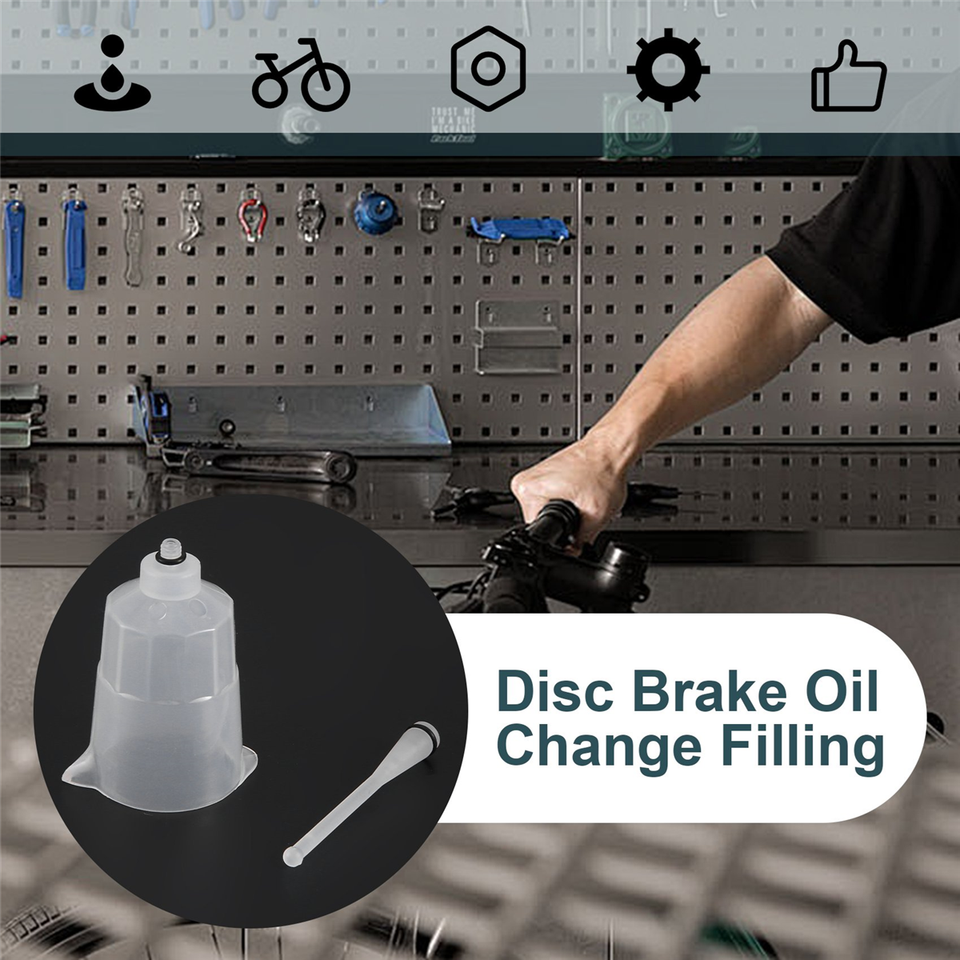 Hydraulic Brake Bleed Kit for Brake System, Mineral Oil Brake, Funnel