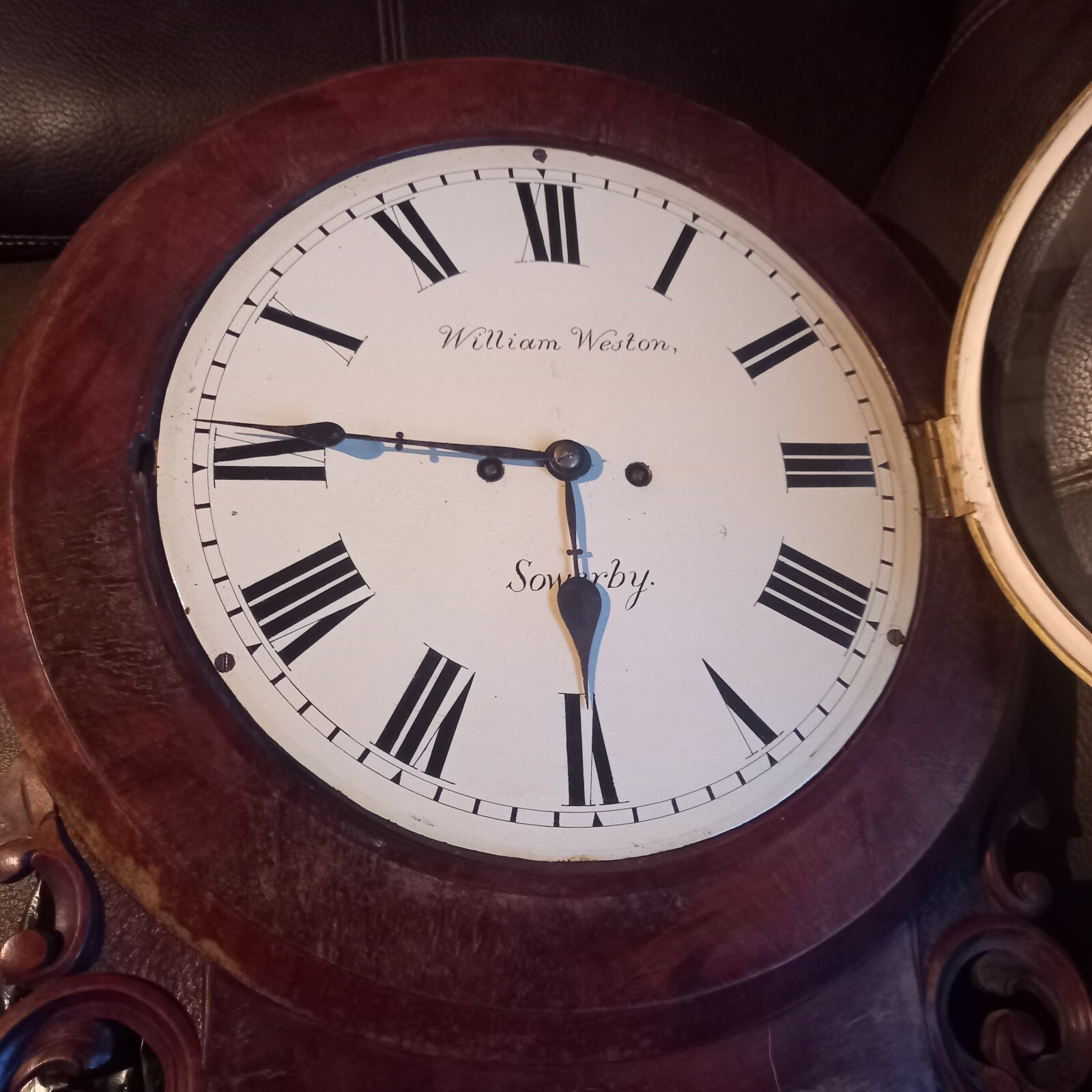antique fusee wall clock For Spares Or Repair eBay