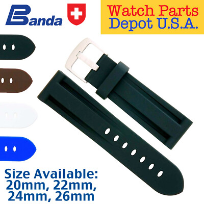 Banda P158 Polyurethane Sports Strap Watch Band for Smart Watches (20-26mm)