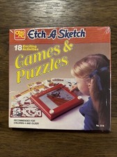 Vintage Ohio Art Etch A Sketch Games and Puzzles 516  Factory Sealed  1988